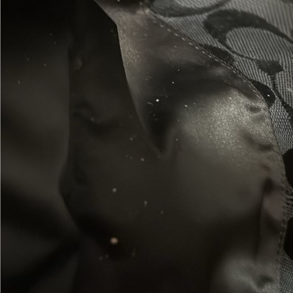 Coach Black Patterned Shoulder Bag - Picture 4 of 8